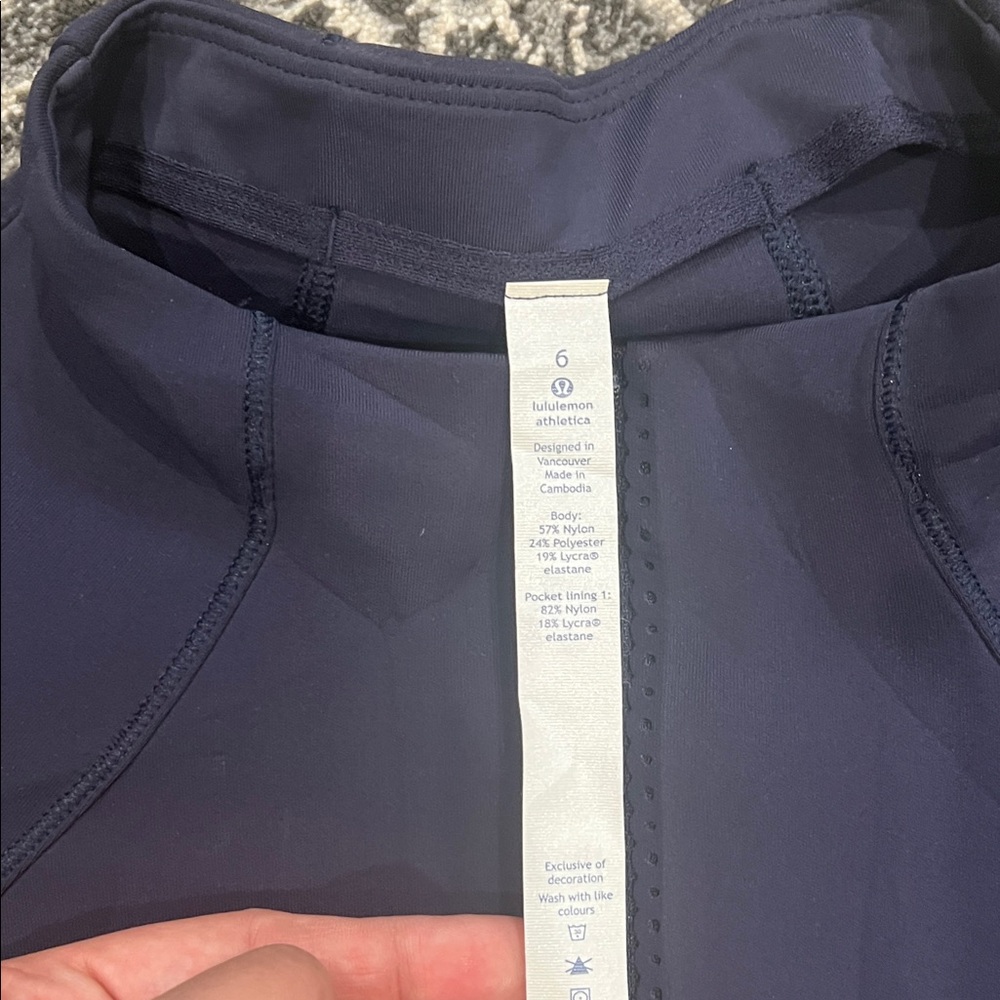 lululemon athletica Navy Blue Sweatshirt - Picture 4 of 5